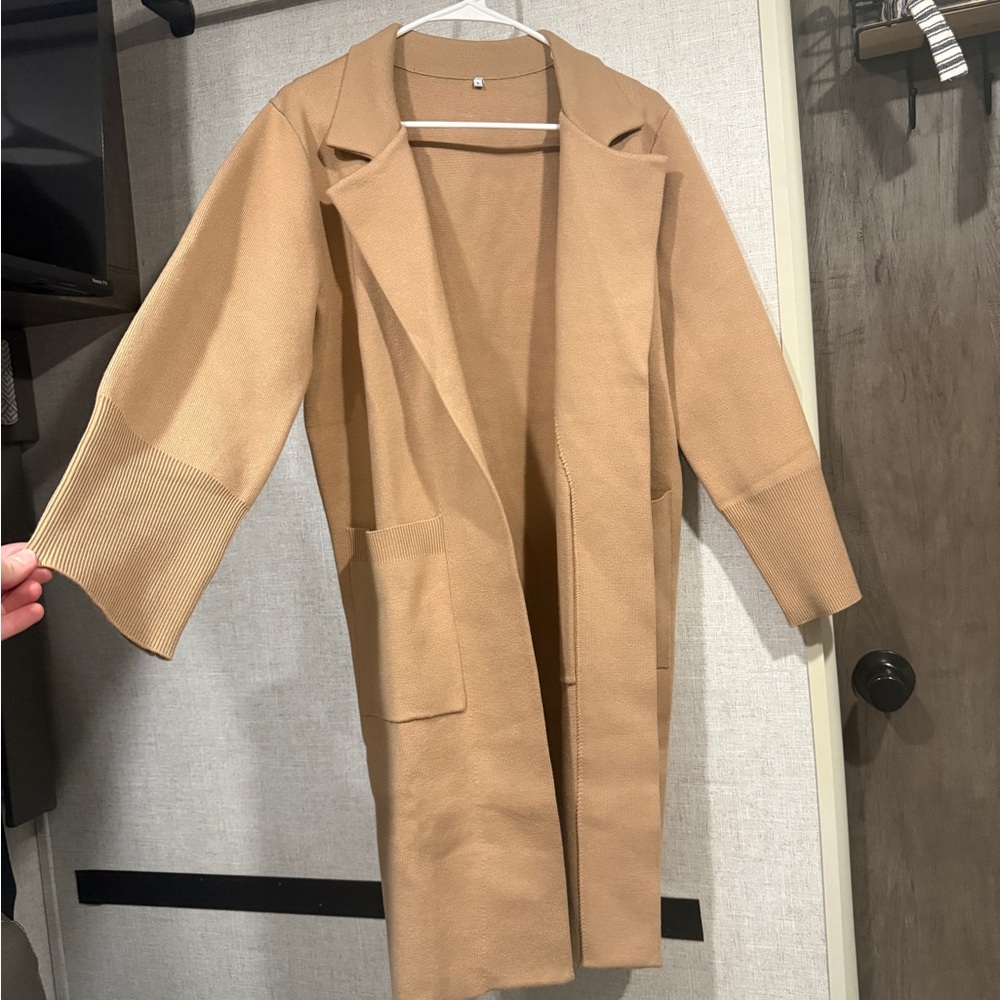 Camel colored jacket/cardigan
